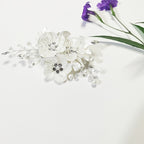 Hair clip with floral motif