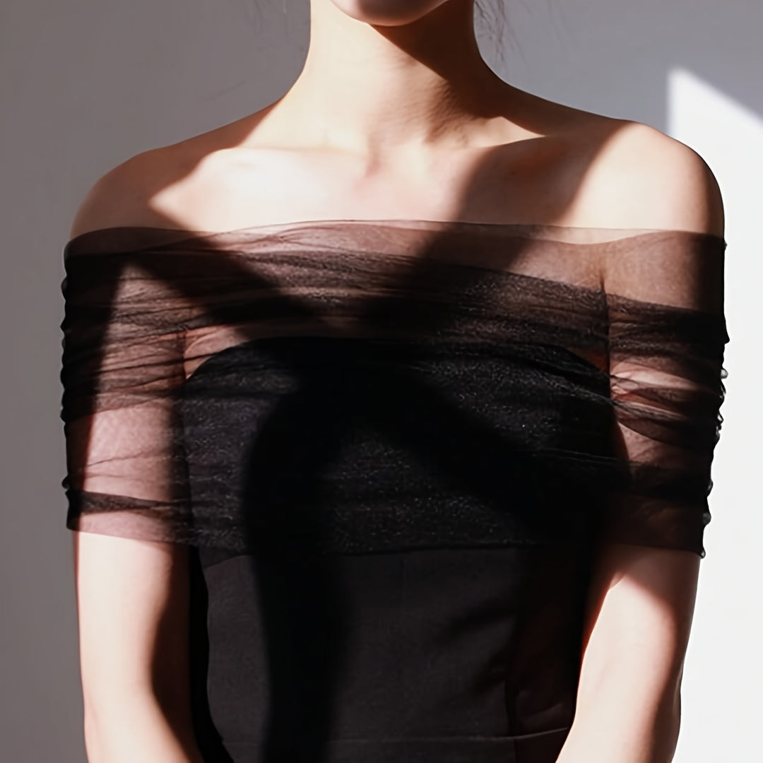 Wedding tulle scarf