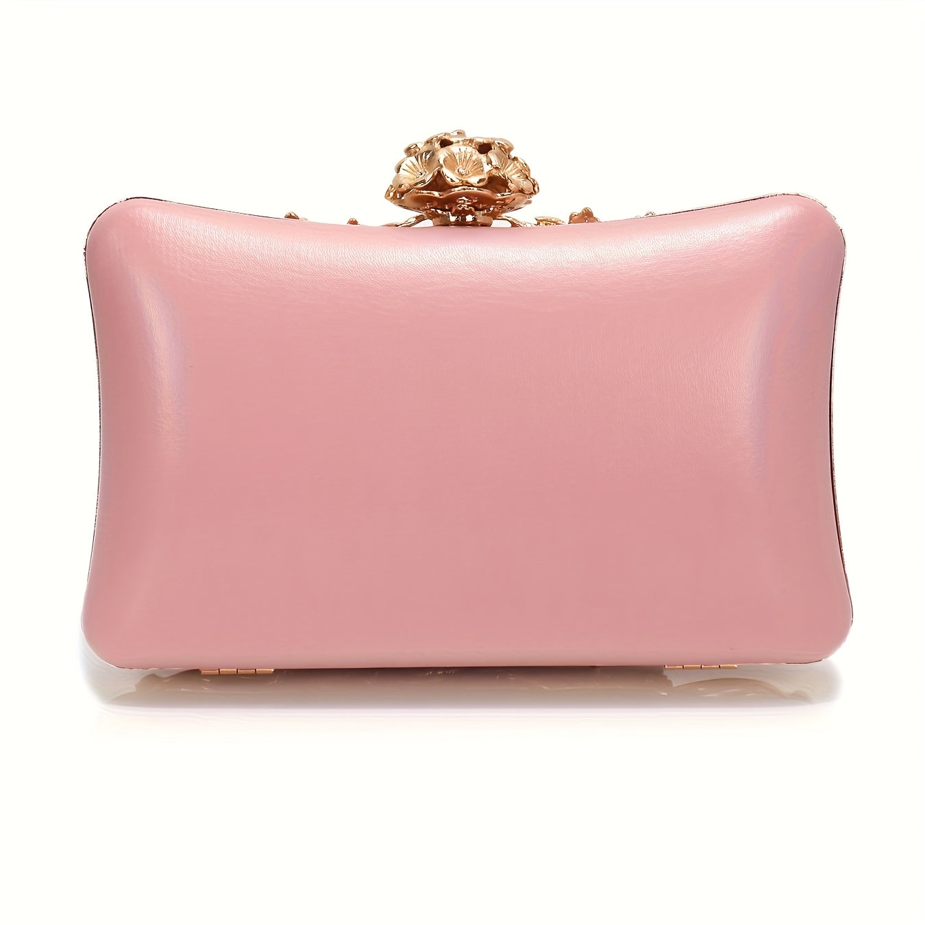 Elegant handbag decorated with rhinestones