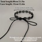Elegant short lace choker necklace