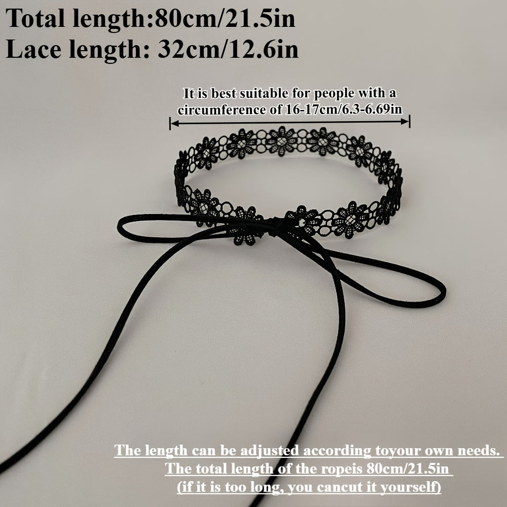 Elegant short lace choker necklace
