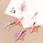 4 pcs star-shaped hair clips