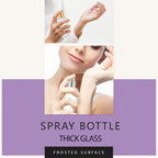 Matné skleněné rozprašovací lahvičky 30/50/100 ml