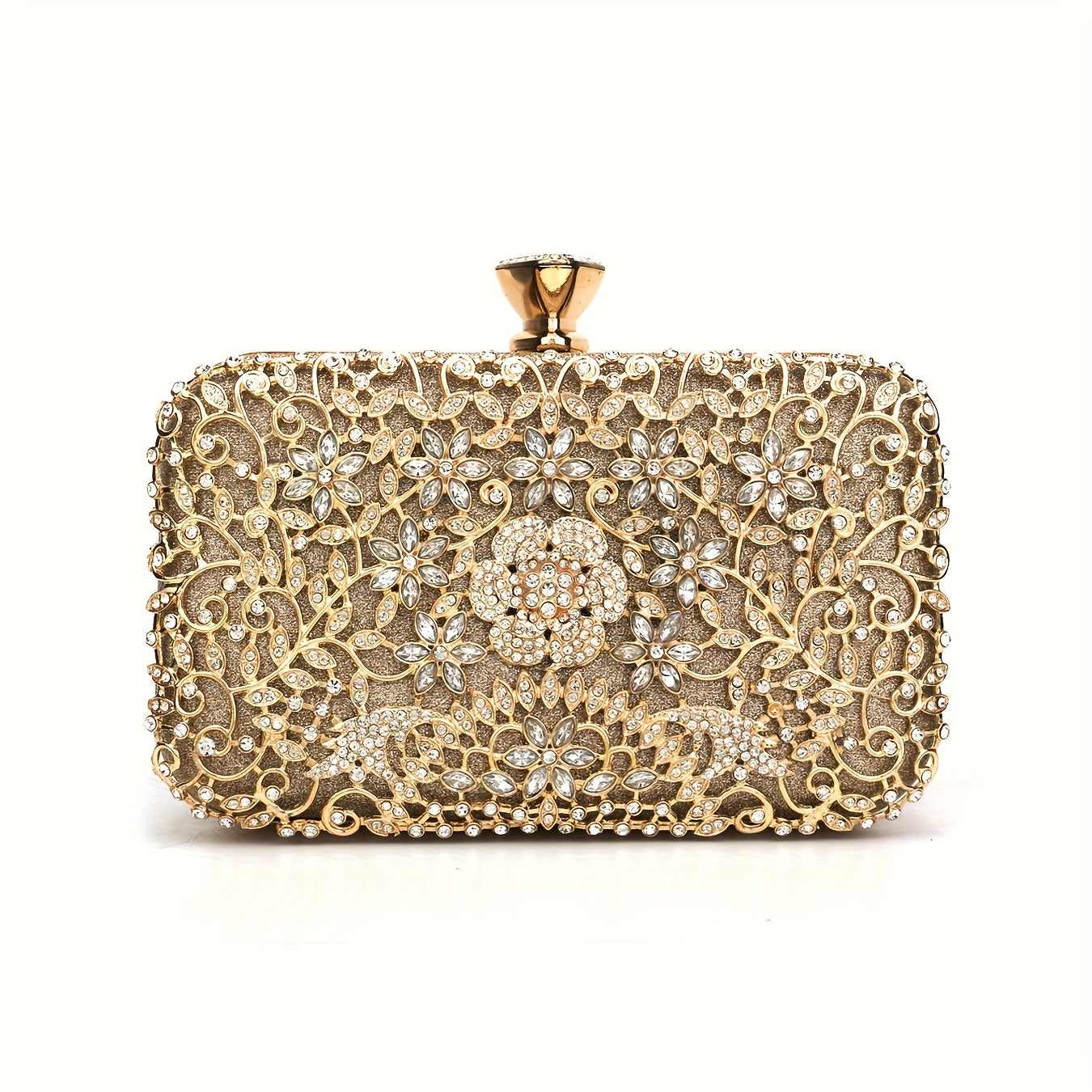 Evening clutch with motif