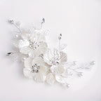 Hair clip with floral motif