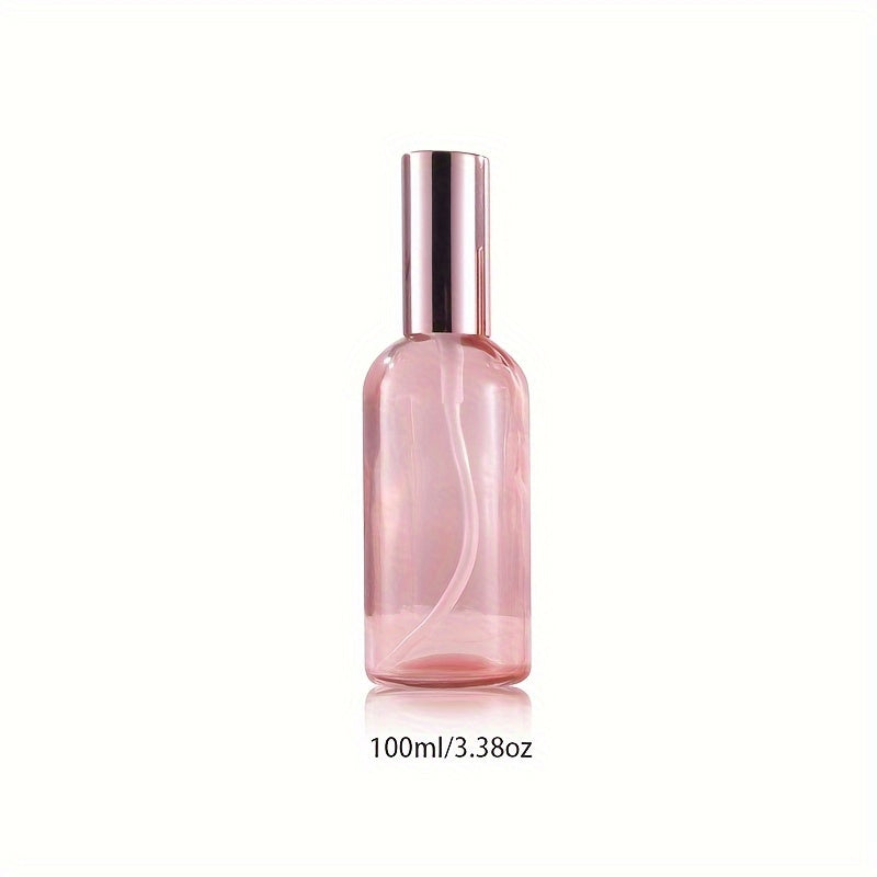 Luxusní skleněná růžovo-zlatá rozprašovací lahvička 15ml, 20ml, 30ml, 50ml a 100ml