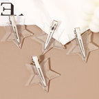 4 pcs star-shaped hair clips