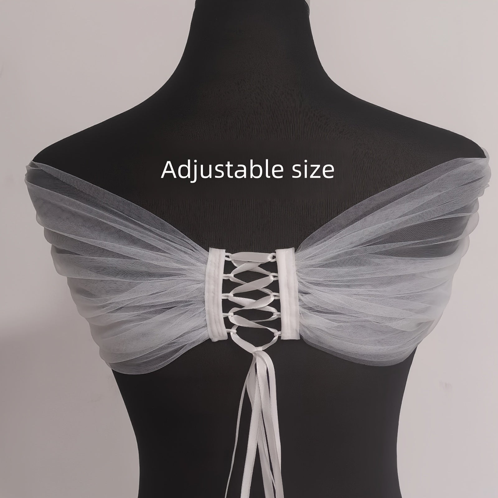 Wedding tulle scarf