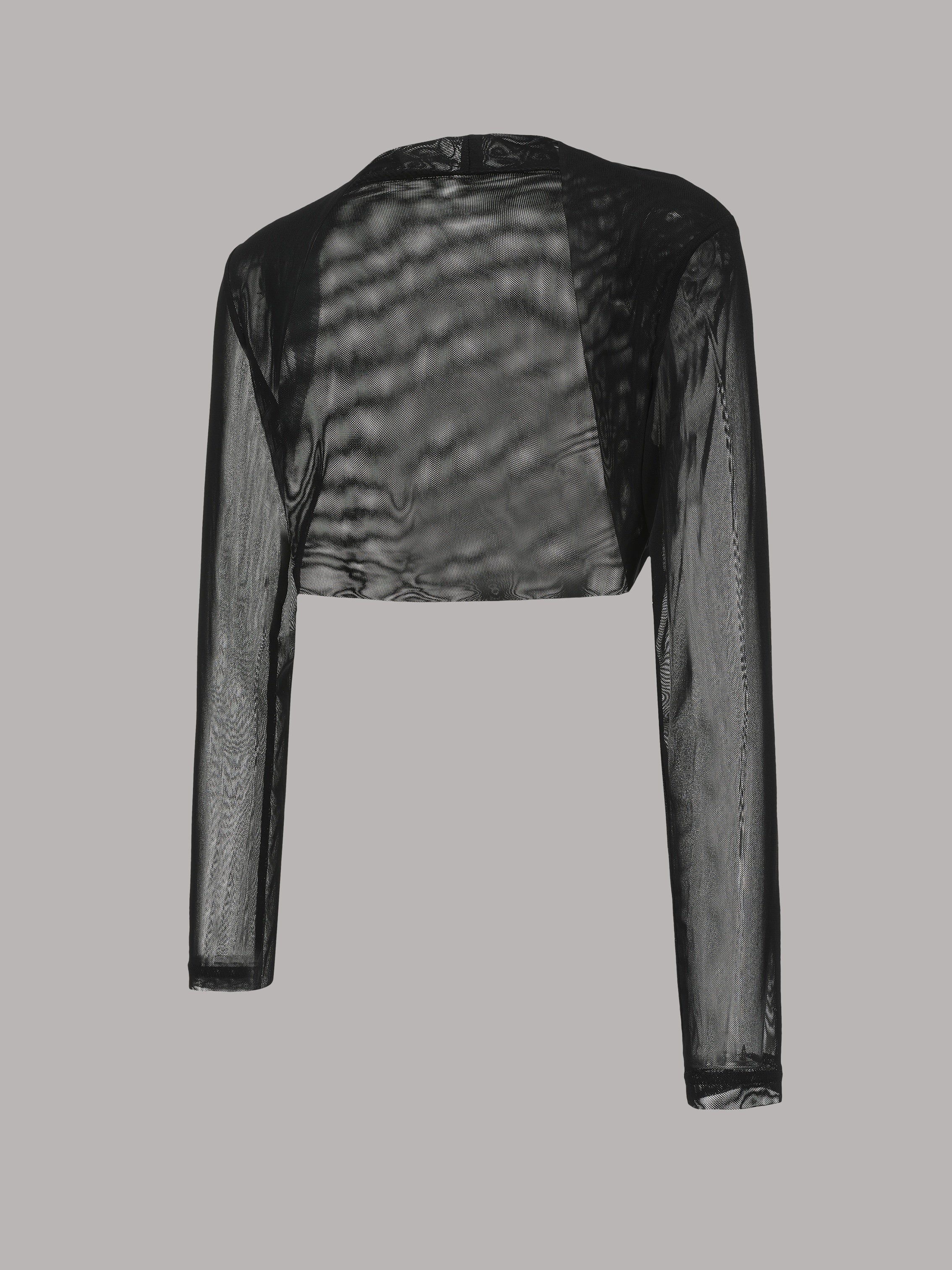 Lightweight mesh cardigan
