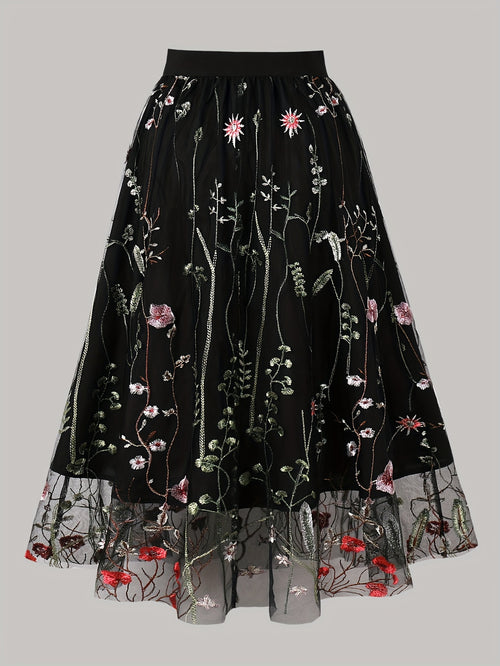 Women's mid-length skirt