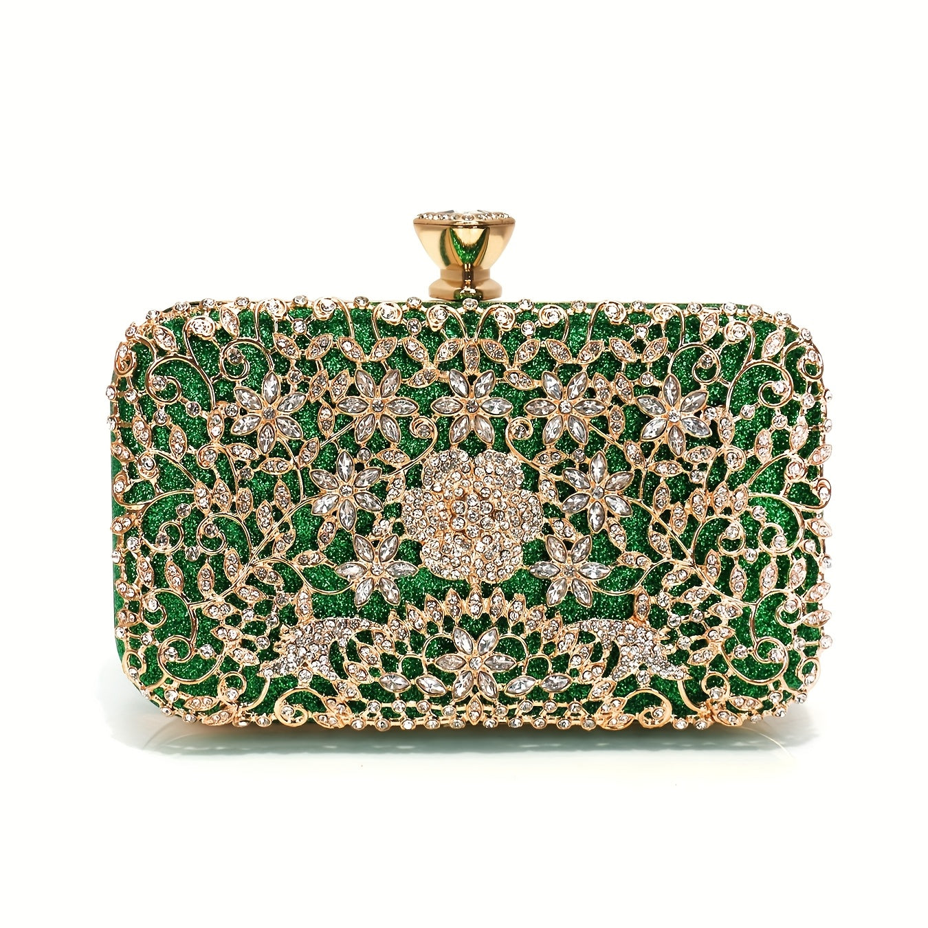 Evening clutch with motif