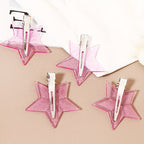4 pcs star-shaped hair clips