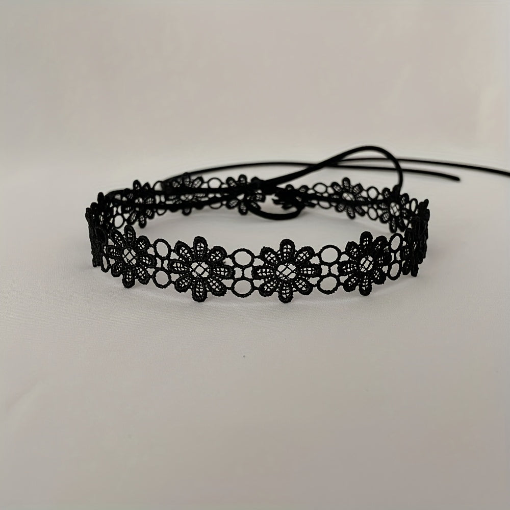 Elegant short lace choker necklace