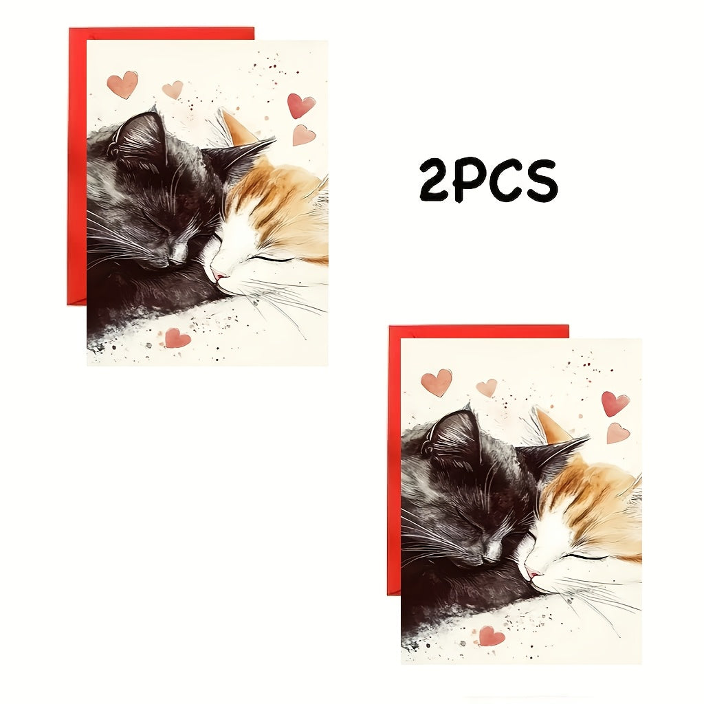 Narozninové přání s motivem koček