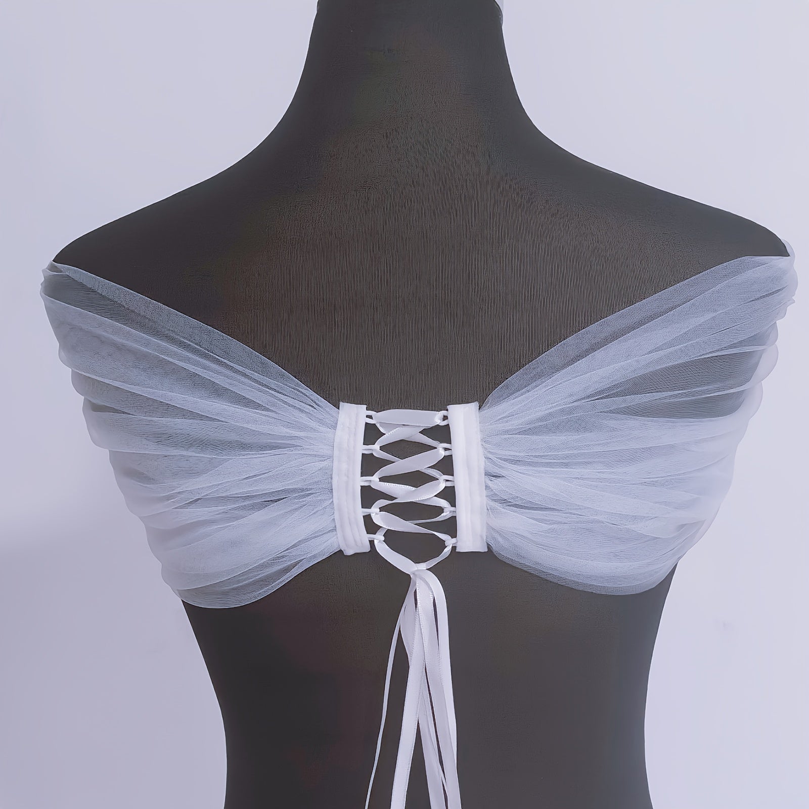 Wedding tulle scarf