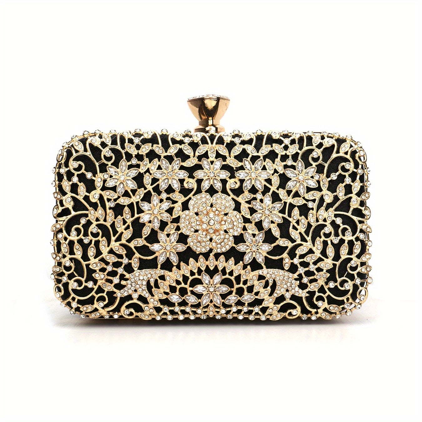 Evening clutch with motif
