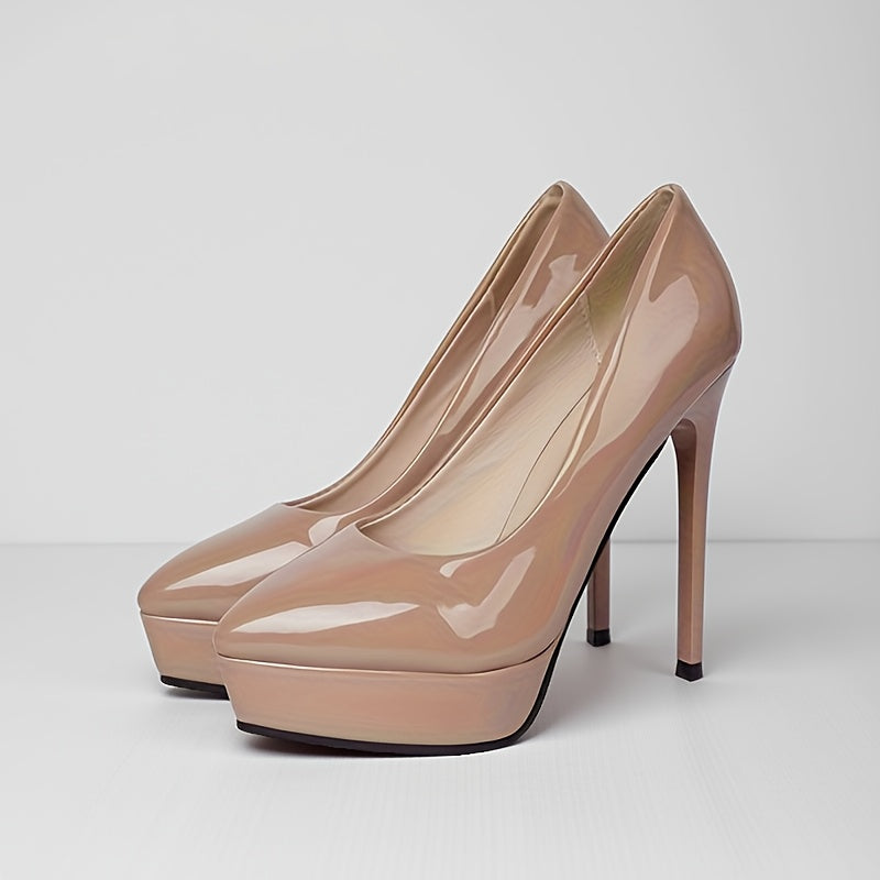 Stylish high-heeled pumps