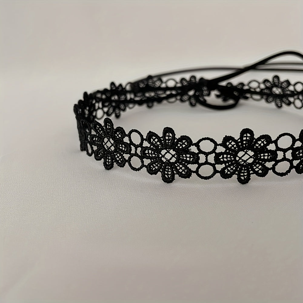 Elegant short lace choker necklace