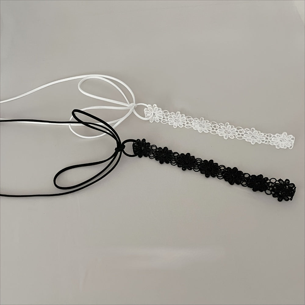 Elegant short lace choker necklace