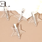 4 pcs star-shaped hair clips